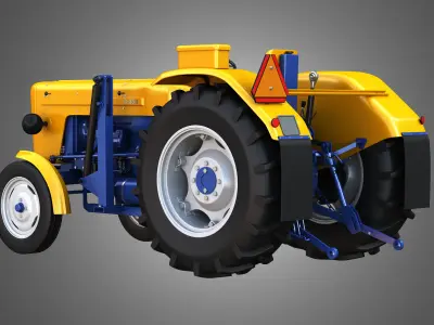 Ursus C-355 Tractor 3D model