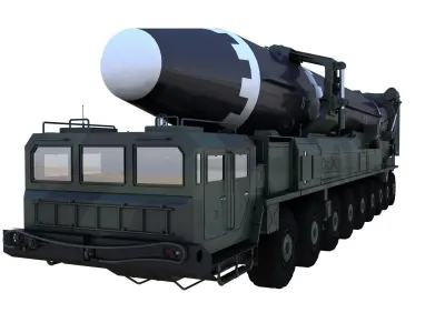 Hwaseong15 launch vehicle 3D model 3D model