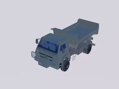 Worker 4X4 EB Tipper Low-poly 3D model