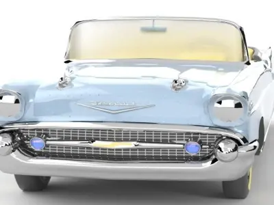 57 Chorvelet Low-poly 3D model