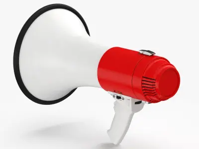 Bullhorn 3D model