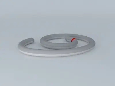 robo snake Free 3D model