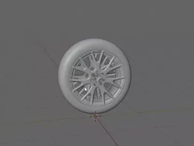 Blender Wheel Introduction 3D model