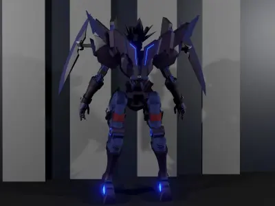 cyberpunk X 3D model