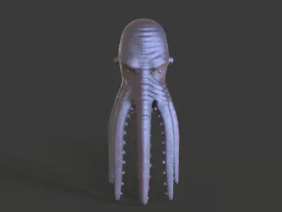 HEAD-R8 high poly sculpt 3D model