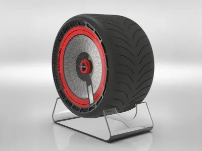 Custom Drift Wheels 3d model 3D model