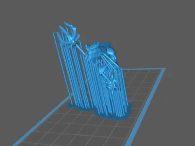 KUO-TOA - DEEP ONE - FISH-MAN WARRIOR Free 3D print model