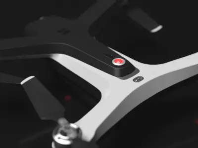 Dron - Skydio 2  3D model