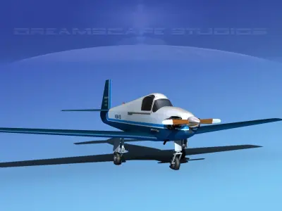 Mooney M-18 Mite V10 3D model