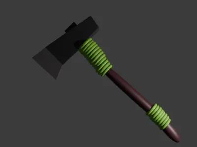 Axe for survival 3D model