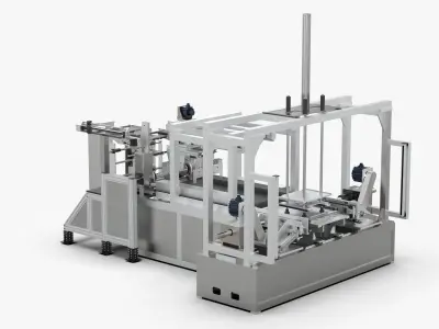 Automobile Radiator Assembly Machine 3D model