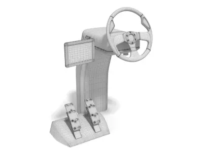 Vehicle Control Panel 3D model