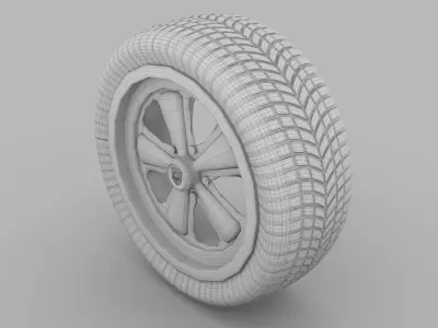 Porsche Wheel 3D model