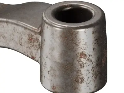 Rusty Vehicle Steering Linkage 3D model