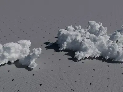 VDB Cumulonimbus Cloud Field 1 3D model