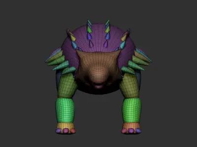 Ankylosaurus Blockout 3D model