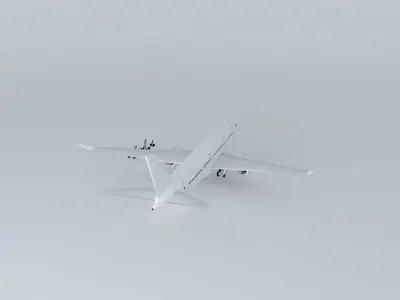 Landing Gear for Airliners Airplanes with Landing Gear Free 3D model