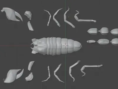 Scorpion 3D print model