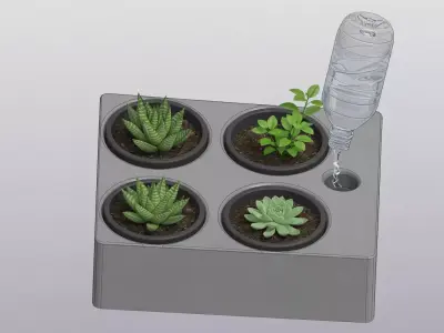 PlantDock 4 3D print model