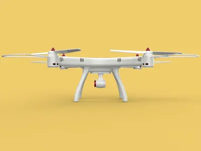 SYMA DRONE QUADCOPTER UAV UAS AIRCRAFT AERIAL REMOTE CONTROL FPV 3D model