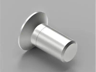 NAS1153-2 Screw used in aerospace industry 3D print model