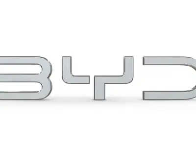 byd new logo 3D model