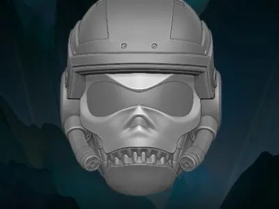 Headhunter Stormtrooper GI Joe Fan Art 3D For Action Figures 3D print model