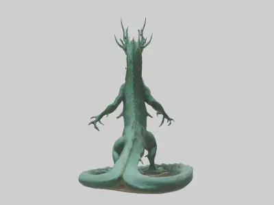 Basilisk Model 1 Low-poly 3D model