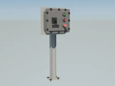 Console controller Low-poly 3D model