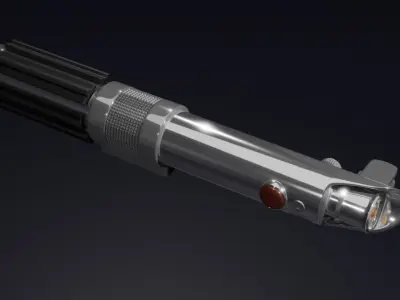 3D model Anakin Skywalker Lightsaber - High-Quality 3D Model 3D model