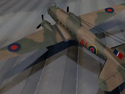 Douglas C-47 Dakota or Skytrain 3D model