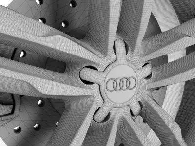 Audi S5 Wheel 3D model