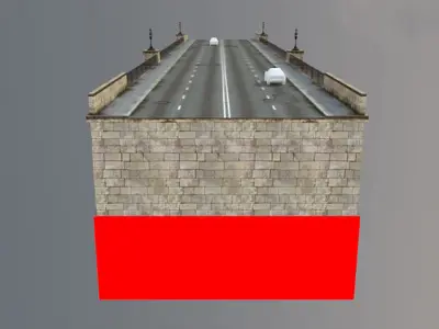 Bridge Meidan Low-poly 3D model