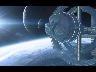 SpaceShip Calypso 3D model