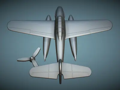 Aichi M6A1 Seiran - 3D Printable Model 3D print model