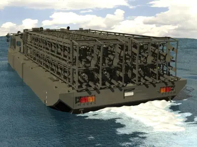 JGSDF Type94 Beach Minelayer Vehicle 3D model