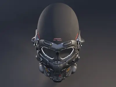 Special Military Helmet 3D model
