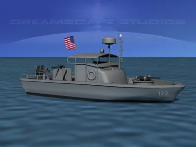 PBR Patrol Boat Riverine 3D model