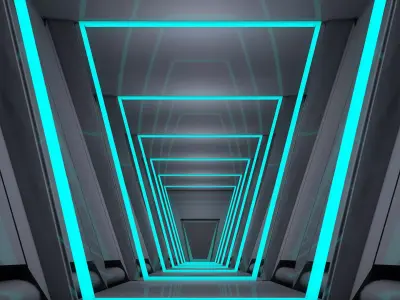 Sci Fi Interior 3D model 84