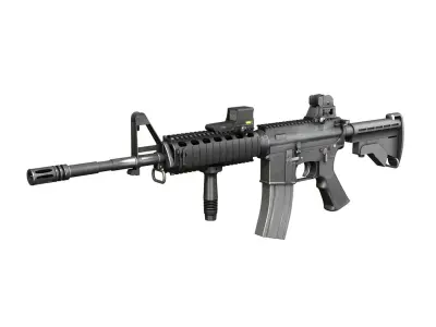 Colt M4A1 Sopmod EOTech552 3D model