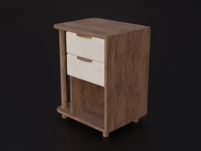 Modern Beside Table Free 3D model