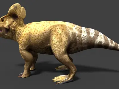 protoceratops dinosaur 3D model