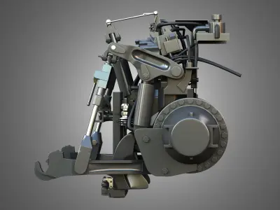 MT900-Hitch System 3D model