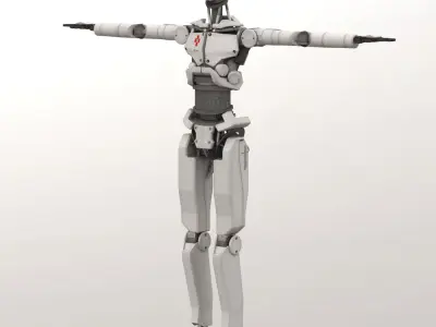 Med Bot LP Low-poly 3D model