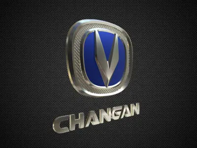 changan logo 3D model