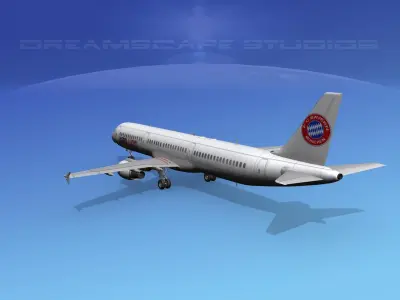 Airbus A321 Aero Loydd 3D model