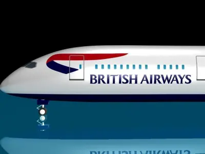 British Airways 787-9 3D model