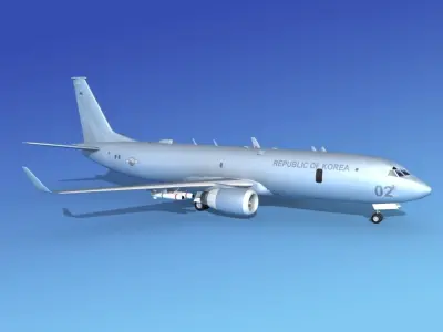 Boeing P-8 Poseidon Rep of Korea 3D model