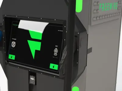 FreeWire Boost Charger EV Dispenser 3D model