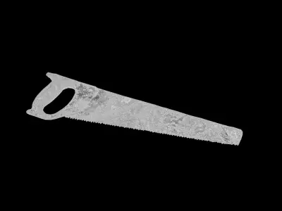 Handsaw Tool Workshop Free low-poly 3D model